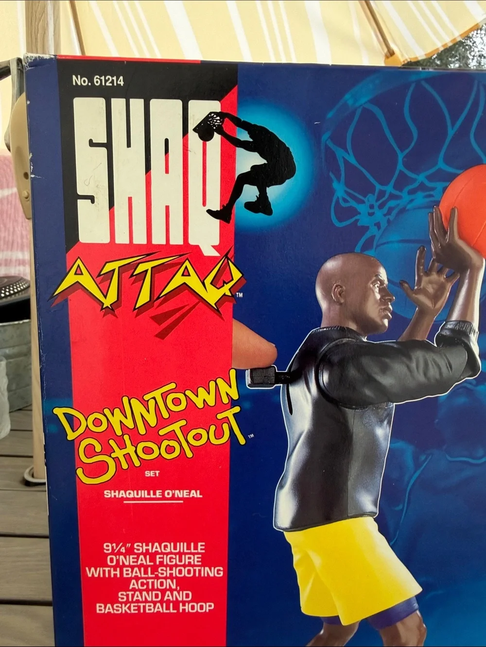 1993 NIB SHAQ O’NEIL ATTAQ DOWNTOWN SHOOTOUT FIGURE
